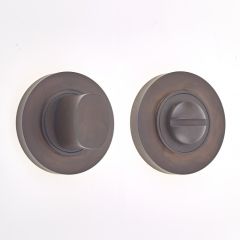 Burlington Bathroom Turn & Release - Dark Bronze 