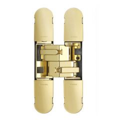 Eurospec Ceam 3D Concealed Hinge 100 x 22mm - Brass Plated