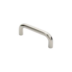 Eurospec Grade 304 Stainless Steel Bolt Through D Pull Handle 19mm dia - Polished Stainless Steel 150mm Centres