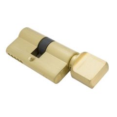Eurospec 5 Pin 70mm Cylinder Key & Turn - Satin Brass 