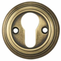 Carlisle Brass Delamain Euro Profile Escutcheon - Florentine Bronze
