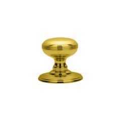 Carlisle Brass Delamain Ringed Mortice Knob (Concealed Fix) - Polished Brass