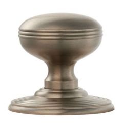 Carlisle Brass Delamain Ringed Mortice Knob (Concealed Fix) - Satin Nickel