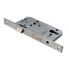 Easi-T Contract Stainless Steel Din Euro Profile Sashlock-Satin Stainless Steel - Satin Stainless Steel