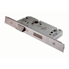 Easi-T heavy-duty Stainless Steel Din 60mm Bathroom Lock - Matt Bronze