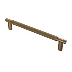 Carlisle Brass Varese Knurled Pull Handle - Antique Brass 300mm Centres