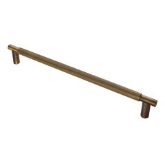 Carlisle Brass Varese Knurled Pull Handle - Antique Brass 450mm Centres