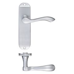 Zoo - Fulton & Bray - Arundel Lever on Backplate - Satin Chrome Latch