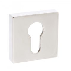 Forme Euro Profile Square Escutcheon (Sold in Pairs) - Polished Nickel