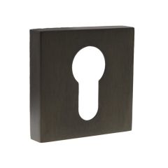 Forme Euro Profile Square Escutcheon (Sold in Pairs) - Urban Dark Bronze