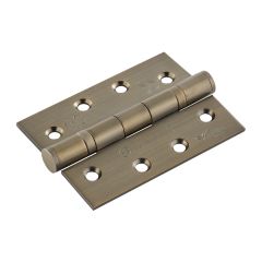 Eurospec Grade 13 Ball Bearing Hinge 102 x 76 x 3mm (Sold in Pairs) - Antique Brass Square