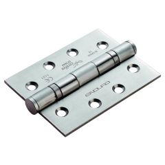 Eurospec Grade 13 Stainless Steel Ball Bearing Hinge 102 x 76 x 3mm (Sold in Pairs) - Satin Stainless Steel Square