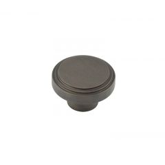 Hoxton Cropley Cupboard Knob - Dark Bronze 40mm (Knob Diameter)