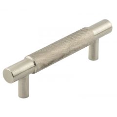 Hoxton Taplow Knurled Cabinet Handle - Satin Nickel 96mm (140mm Handle Centers)