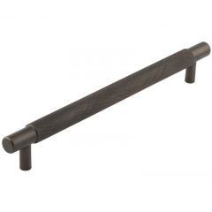 Hoxton Taplow Knurled Cabinet Handle - Dark Bronze 263mm (224mm Handle Centers)