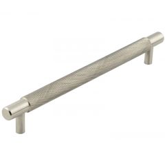 Hoxton Taplow Knurled Cabinet Handle - Satin Nickel 263mm (224mm Handle Centers)