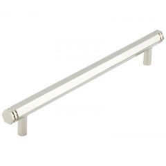 Hoxton Nile End Cap T-Bar Cabinet Handle - Polished Nickel 268mm (224mm Handle Centers)