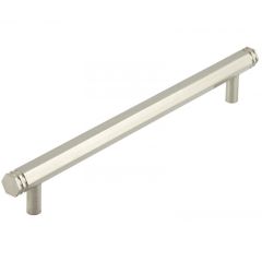 Hoxton Nile End Cap T-Bar Cabinet Handle - Satin Nickel 268mm (224mm Handle Centers)