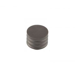Hoxton Sturt Grooved Cupboard Knob - Dark Bronze 30mm (Knob Diameter)