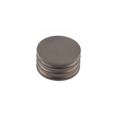 Hoxton Sturt Grooved Cupboard Knob - Dark Bronze 40mm (Knob Diameter)