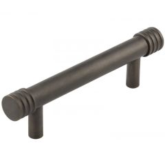 Hoxton Sturt Grooved End Cap Cabinet Handle - Dark Bronze 96mm (140mm Handle Centers)