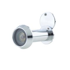 Jedo 200 Degree  Door Viewer With Glass Lens - Polished Chrome 35 x 55mm 