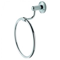 Carlisle Brass Tempo Towel Ring - Polished Chrome