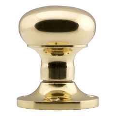 Carlisle Brass Manital Mushroom Mortice Knob - Polished Brass