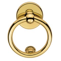 Carlisle Brass Ring Door Knocker - Polished Brass