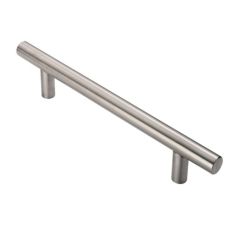 Eurospec External Grade 316 Stainless Steel Mitred T Pull Handle 30mm Dia - Satin Stainless Steel 30mm Dia/600mm Centres
