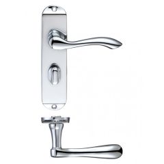 Zoo Project Arundel Lever on Backplate - Polished Chrome Bathroom
