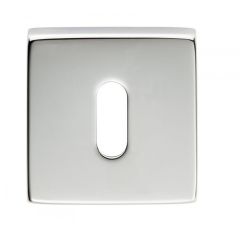 Manital Square Standard Profile Escutcheon - Polished Chrome
