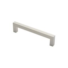 Eurospec Square Mitred G304 Stainless Steel Pull Handle 19mm Dia - Satin Stainless Steel 225mm Centres