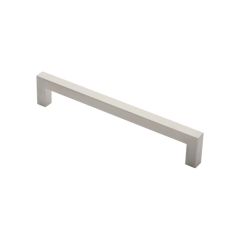 Eurospec Square Mitred G304 Stainless Steel Pull Handle 19mm Dia - Satin Stainless Steel 300mm Centres