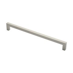 Eurospec Square Mitred G304 Stainless Steel Pull Handle 19mm Dia - Satin Stainless Steel 450mm Centres