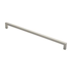 Eurospec Square Mitred G304 Stainless Steel Pull Handle 19mm Dia - Satin Stainless Steel 600mm Centres