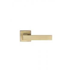 Manital Techna Lever on Square Rose - Antique Brass