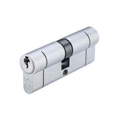 Zoo Offset 5 Pin Euro Profile Double Cylinder - Satin Chrome 30/40 (70mm)