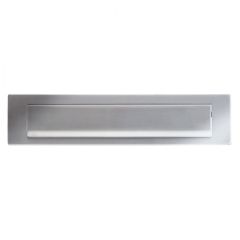 Zoo Hardware Stainless Steel Letter Plate 340 x 75mm - Satin Stainless Steel
