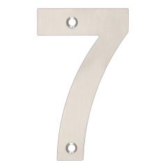 Zoo 102mm Stainless Steel Numerals - Satin Stainless Steel Number 7