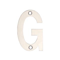 Zoo 76mm Stainless Steel Letters - Satin Stainless Steel Letter G