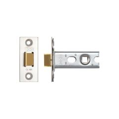 Zoo Heavy-duty Double Sprung Tubular Latch - PVD Stainless Brass 64mm (45mm Backset)