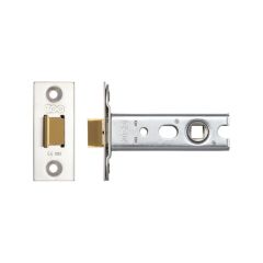 Zoo Heavy-duty Double Sprung Tubular Latch - PVD Stainless Brass 76mm (57mm Backset)